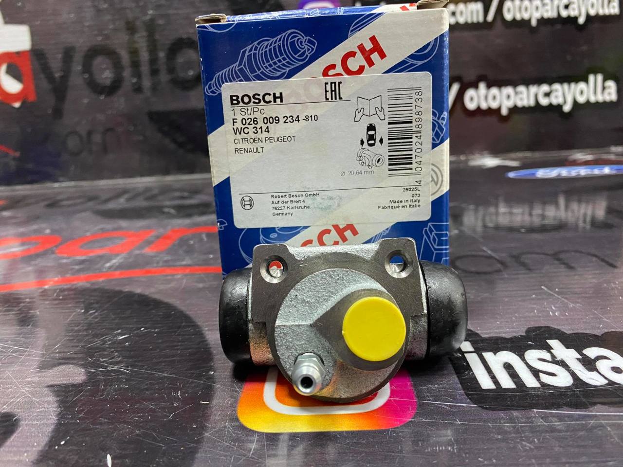 SOL FREN SİLİNDİRİ PEUGEOT206-306/CITREON XSARA-ZX BOSCH MARKA